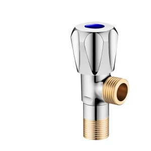 Manufacturer Direct 1/2-Inch Brass Faucet Angle Valve for Hot and Cold Water