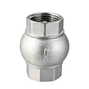 Manufacturer Direct Sales Brass Vertical Check Valve for Water Applications Customizable OEM ODM OBM