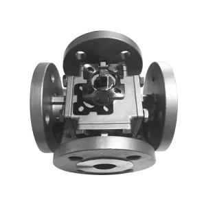 Manufacturer Direct Sales Four-Way Ball Valve Flange Ball Valve