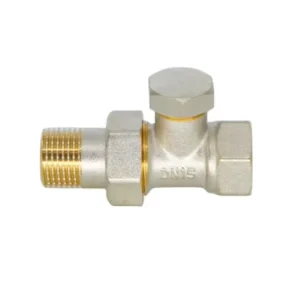 Manufacturer Direct Straight Manual Nickel Plated Brass Thermostatic Radiator Valve