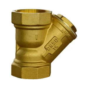 Manufacturer Factory Direct Sale Y Shape Two Ways Filter Valves Female Thread DN1 2 2″ Brass Filter Valves