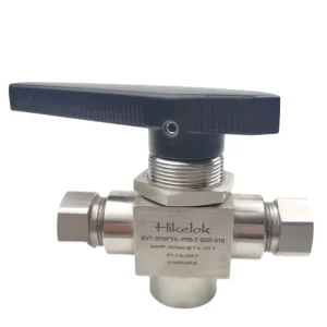 Manufacturer Hikelok 6000 psi Ball Valves CNG Gun Stainless Steel 1 4 Inch 3 Way With Competitive Price