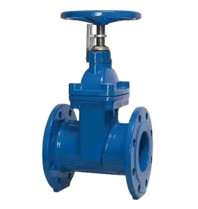 Manufacturer Multiple Sizes Resilient Seated High Temperature Water Manual Fire Gate Valve Blue Ductile Iron