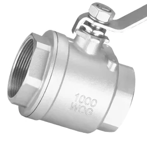 Manufacturer Price Manual Control Pipe Connecting 2pc DN65 1/4″-4″ Stainless Steel 201 Ball Valve