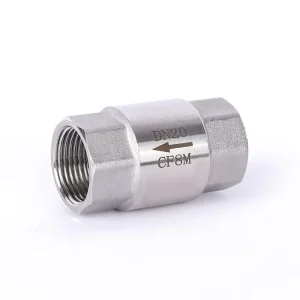 Manufacturer Seal Material Optional Upright Stainless Steel Check Valves High Temperature Resistant Water Manual ISO9001 CE