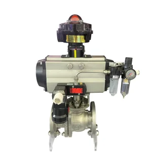 Manufacturer Stainless Steel Class150 Pneumatic Ball Valve OEM for Oil Industry