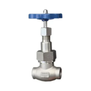 Manufacturer Stainless Steel Shutoff Globe Valve for Cryogenic Liquid Oxygen and Nitrogen Middle Round Nuts Connection