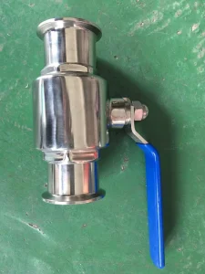 Manufacturer Supplier Sanitary Stainless Steel 3-pieces Ball Valve for Dairy Food Beverage Packing Equipments