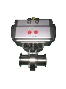 Manufacturer Supplier Stainless Steel Butterfly Valve Clamped for Sanitary Dairy Equipments