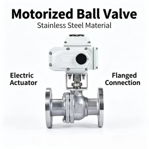 Manufacturer direct sales High quality electric flange stainless steel ball valve suitable for industrial water treatment