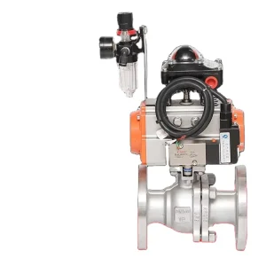 Manufacturer supplied MR-9586 Pneumatic Flanged Forged Steel Ball Valve Made A105 Two-way Fixed-ball Type High Temperature