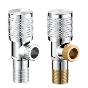 Manufacturer’s Quality Brass Chrome Water Stop Angle Valve Manual Power Toilet Kitchen Use