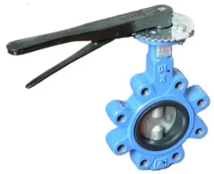 Manufacturing Manual Ductile Cast Iron Lug Type Butterfly Valve Price with LT Connection