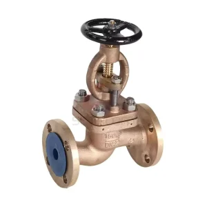 Marine Bronze Stop Valve Flanged Straight-through Type DN32