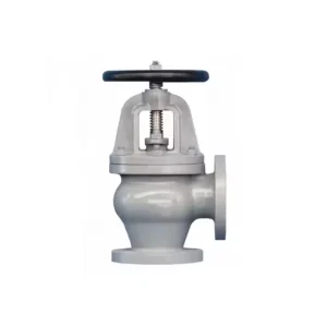 Marine Globe Valve JIS 5K 10K Cast Iron Cast Steel Flanged Manual Angle Type High Quality Industrial Use