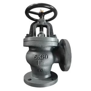 Marine JIS Cast Iron Angle Globe Valve F7306 F7308 F7310
