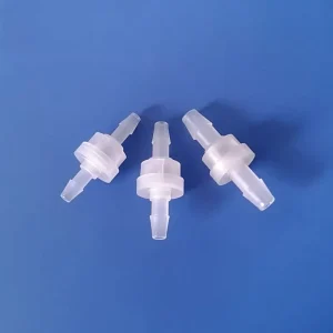 Medical Check Valve 4mm 4.8mm 6.4mm Plastic One Way Spring Non Return Check Valve for Water Air