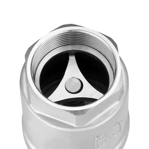 Medium Pressure PN 1.6-6.4Mpa One Way Pipe Fitting Vertical Shape Angle Water Air Steam Screw End Check Valve