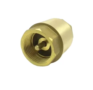 Medium Temperature Manual Vertical Check Valve Ball Brass Non Return Feature for Water & Hydraulic Applications