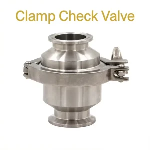 MeiMing VC Clamp Check Valve Sanitary Grade Non return Valve Stainless Steel Quick Check Valve for AI Data Center Liquid Cooling
