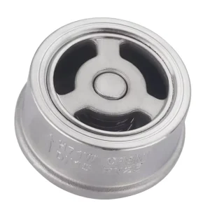 Metal SS304 Swing Well Dual Plate Air Water Oil Compressor Wafer Spring Check Valve