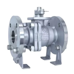 Metal Seated Ball Valve Stainless Steel 304 Hard Sealed Flanged Valve for Petroleum and Gas