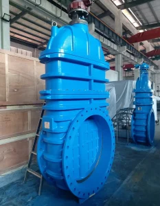 Metal Seated Gate Valve DN1200 OEM for Water China Factory Hard Seal Manual Gearbxo Operation Gate Valve