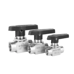 Mini Ball Valve 1 8 1 4 3 8 1 2 Inch Female Thread Ball Valve Flow Control Q11SA SS 304 Stainless Steel Panel Mounted Ball Valve