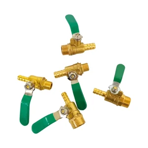 Mini Brass Ball Valve 1/4″ Male Thread for Oil Shut-off