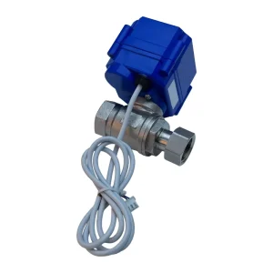 Mini Electric Ball Valve 304 Stainless Steel 2 Way Threaded Single Union IP67 70 100K Cycles OEM Gas High Temp 90 Rotation CE