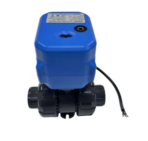 Mini Smart 12V 24V Motorized Actuator UPVC 2-Way Electric Ball Valve Water Customizable OEM Support