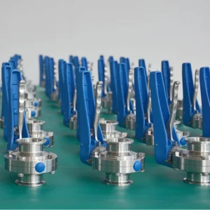 Mini Stainless Steel Butterfly Valve Duckbill Handle Lever Clamp Connection Manual Water Gas Control Safety Regulating