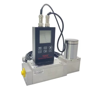 Miniature Thermal Mass Air Steam Gas Meter Precision Measurement Flow Meter with Ball Valves Micro Flow Gas Meter