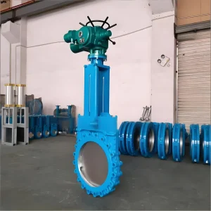 Mining Cast Steel Thickened Valve Body Knife Gate Valve Coal Washing Plant Tailings Slurry Pipeline Gate Valve