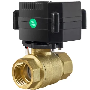 Modbus Communication RS485 12V 24V DC Two Way Smart Electric Motorized Modulating Mini Ball Valve Brass DN8-DN32
