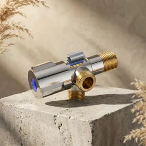 Modern Brass Angle Valve Bathroom Toilet Kitchen Sink Water Control System Easy Installation Water Saving Chongqing
