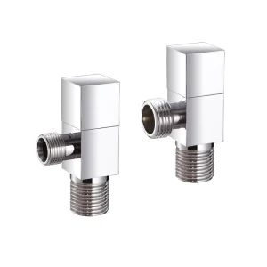 Modern Brass Angle Valve Quick-Opening Water Stop Triangle Valve for Bathroom