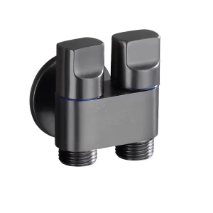 Modern Full Copper Brass Automatic Stop Valve Faucet with Angle Function for Kitchen and Bathroom