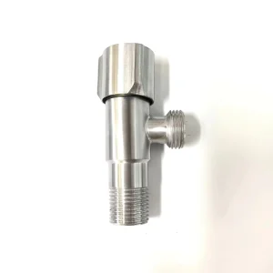 Modern Style 304Stainless Steel Angle Valve Quick Opening Water Stop Triangle Valve for Bathroom Use