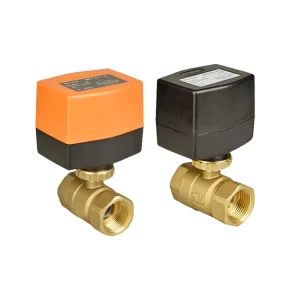 Motorised 3-point Floating Ball Valve 24VAC Electric Actuated Control Valve Two Way Motorized Valves 1/2” 3/4” 1”