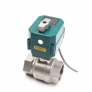 Motorized Actuator 1 2″ 3 4″ 1″ 11 4″ 11 2″ 2″ BSP NPT Electric Ball Valve 5v 9 24V 220V 2 Inch Motorized Valve
