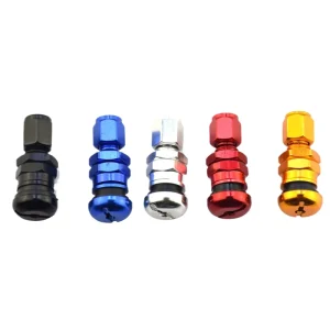 Multi Color Aluminium Alloy Valve Stem Auto Tubeless Tire Modification for Truck Motorcycle 40x16mm