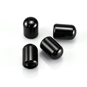 Multi Color Glossy Round Head Tire Air Valve Caps Durable Aluminum Alloy Dustproof Wheel Valve Cover for All Vehicles