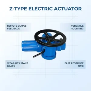 Multi-Turn Electric Actuator with AC220V for Butterfly Valves