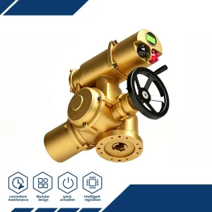 Multi Turn Intelligent Electric Actuator 1200Nm Fault Diagnosis NEMA 4 in Industrial Valve Control