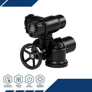 Multi-Turn Valve Actuator 3-Phase AC380V Local/Remote Control Overload Protection Continuous-Duty Motor for Power Plant