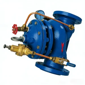 Multi-functional Pressure Reducing Regulator with Pressure Relief Function Cast Iron Flange DN200