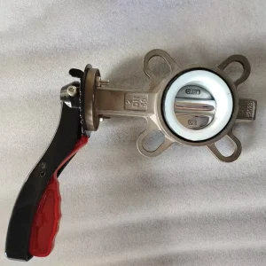 Multi specification Universal Butterfly Valve Manual DN50 Port Size Normal Temperature Water Use 1.5 Year Warranty Customized