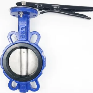 Multi-standard Manual Wafer Type Butterfly Valve Model D71X-16 Casting for Water DN50-DN600 ISO9001&14001 Approved