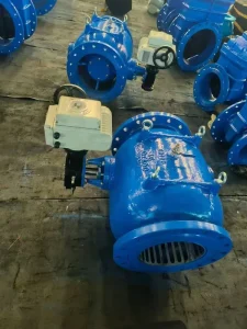 Multifunctional Hydraulic Piston Flow Pressure Regulating Control Valve for Water 4 Inch Port Size